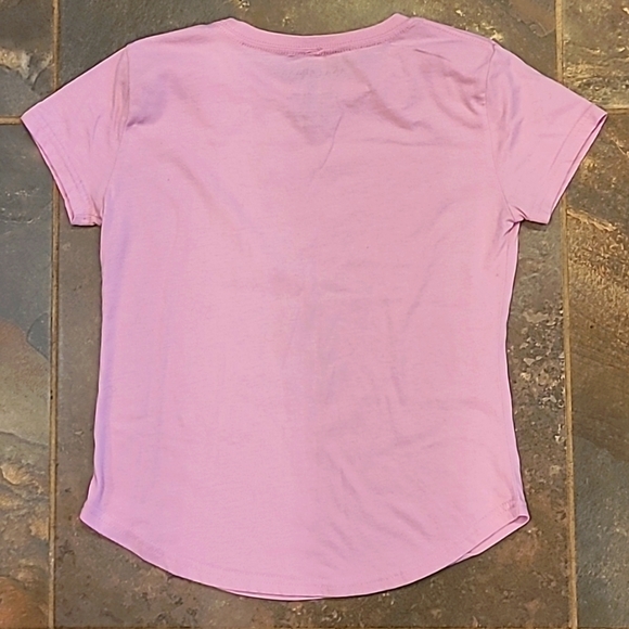 Ana Cabana Boho Pink Graphic Moon Stars & Flowers Tee Small - Picture 5 of 8